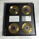 Extremely Rare Limited Edition 122/1969 Elvis Presley 24k Gold Record Set
