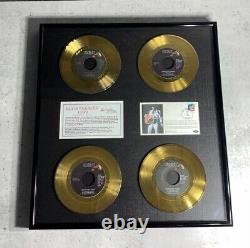 EXTREMELY RARE Limited Edition 122/1969 Elvis Presley 24k Gold Record Set