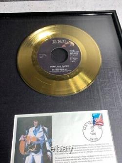 EXTREMELY RARE Limited Edition 122/1969 Elvis Presley 24k Gold Record Set