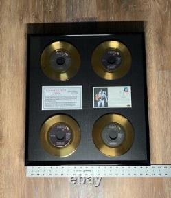 EXTREMELY RARE Limited Edition 122/1969 Elvis Presley 24k Gold Record Set