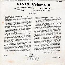 (EX DOS) Elvis Presley Elvis, Volume II RCA Victor EPA-993 Rare 1965
