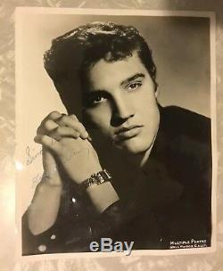 Elvis 1956 Rare Moss Photo 8x10 Memphis / Graceland