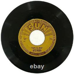 Elvis Blue Moon Of Kentucky/That's All Right 45 OG Misprint Push Marks Rare