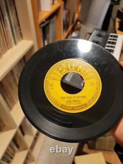 Elvis Blue Moon Of Kentucky/That's All Right 45 OG Misprint Push Marks Rare