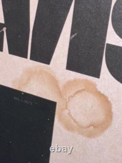 Elvis! Elvis! Elvis! Hanging Store Display 1974 Rare- Stains & Wear, See Clip/pics