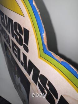 Elvis! Elvis! Elvis! Hanging Store Display 1974 Rare- Stains & Wear, See Clip/pics