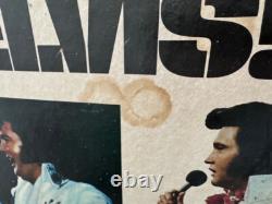Elvis! Elvis! Elvis! Hanging Store Display 1974 Rare- Stains & Wear, See Clip/pics