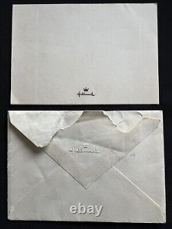 Elvis Funeral Thank You Card / Vernon Presley / August 1977 / Graceland / RARE
