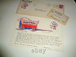 Elvis Mgr. Parker Letter & Rare Blue Hawaii Stamped Envelope to Fan Club 4-20-62