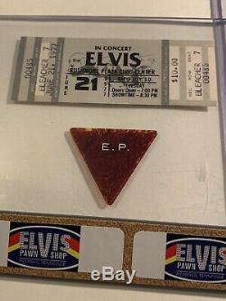 Elvis Owned Guitar Pick 1977 COA From Elvis Presley Estate / Memphis / RARE