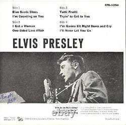 Elvis Presely Blue Suede Shoes + 7 USA Double Ep Cover Only RARE