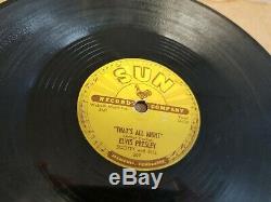 Elvis PresleyThat's All Right/Blue Moon of Kentucky Sun Label, 78, 1954, Rare