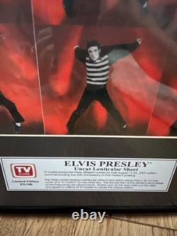 Elvis PresleyUncut Lenticular SheetTV Guide 2002Ltd ED XX/100Super RARE