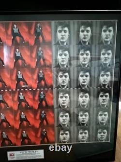 Elvis PresleyUncut Lenticular SheetTV Guide 2002Ltd ED XX/100Super RARE