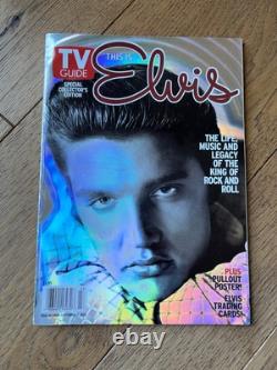 Elvis PresleyUncut Lenticular SheetTV Guide 2002Ltd ED XX/100Super RARE