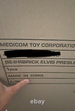 Elvis Presley 1000% Bearbrick King Of Rock N Roll Medicom Be@rbrick 2020 Rare US