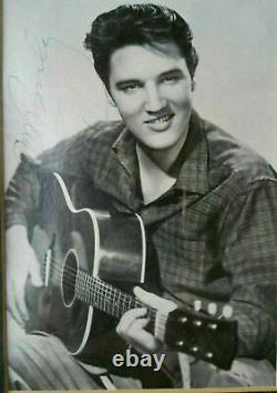 Elvis Presley (1935-1977) Rare Signed Undedicated Autographed Photo Provenance