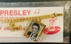 Elvis Presley 1956 Charm Bracelet Gold Tone Jewelry Original Mint SEALED RARE