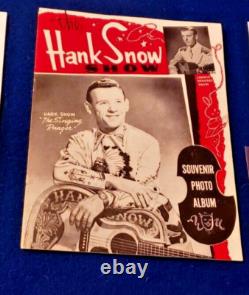 Elvis Presley 1956 Hank Snow Concert Program Very Rare First Ever Known 1950s
