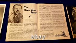 Elvis Presley 1956 Hank Snow Concert Program Very Rare First Ever Known 1950s