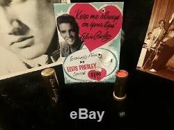 Elvis Presley 1956 Lipstick Teenager Love Ya Fuschia 1950s Rare