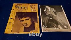 Elvis Presley 1956 Mr Rhythm First Ever Concert Program Very Rare 1950s Excel