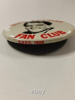 Elvis Presley 1956 Original Early Fan Club Button Rare