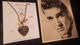 Elvis Presley 1956 Rare Love Me Tender Necklace W Pins W Photos Vintage 1950