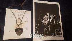 Elvis Presley 1956 Rare Love Me Tender Necklace W Pins W Photos Vintage 1950