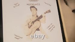 Elvis Presley 1956 Rare Love Me Tender Necklace W Pins W Photos Vintage 1950