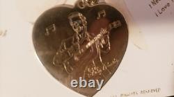 Elvis Presley 1956 Rare Love Me Tender Necklace W Pins W Photos Vintage 1950