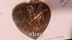 Elvis Presley 1956 Rare Love Me Tender Necklace W Pins W Photos Vintage 1950