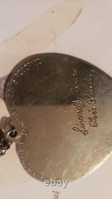 Elvis Presley 1956 Rare Love Me Tender Necklace W Pins W Photos Vintage 1950