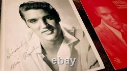 Elvis Presley 1956 Rare Signed Photo With Original Booklets 1956