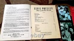 Elvis Presley 1956 Rare Signed Photo With Original Booklets 1956