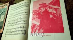 Elvis Presley 1956 Rare Signed Photo With Original Booklets 1956