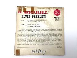 Elvis Presley 1959 Argentina RCA Victor AVE-318 El Incomparable RARE MISPRINT