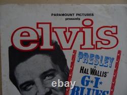 Elvis Presley 1960 G. I. Blues Paramount Promotional 4 Page Flyer Rare
