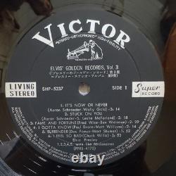 Elvis Presley 1964 japan golden records volume 3 EX LP vinyl with super rare obi
