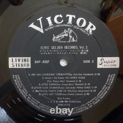 Elvis Presley 1964 japan golden records volume 3 EX LP vinyl with super rare obi