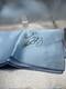 Elvis Presley 1970's Graceland Scarf Blue Facsimile Signature Rare Sincerely Ep
