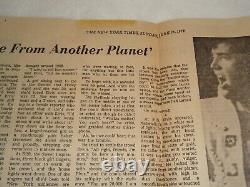 Elvis Presley 1972 Madison Square Garden (2) Ticket Stubs & Article 6/10/72 Rare