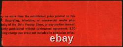 Elvis Presley-1975 RARE Concert Ticket Stub (Niagara Falls-Convention Center)