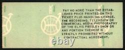 Elvis Presley-1976 RARE Unused Concert Ticket (Pine Bluff Convention Center)