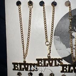 Elvis Presley 1977 King Of Rock Boxcar Necklace Store Display 11 In Total Rare