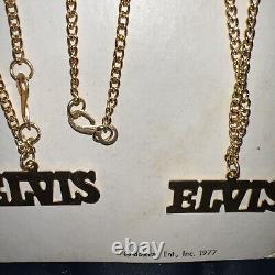 Elvis Presley 1977 King Of Rock Boxcar Necklace Store Display 11 In Total Rare