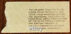 Elvis Presley-1977 RARE Concert Ticket Stub (Indianapolis-Last Ever Concert)