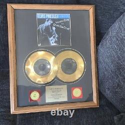 Elvis Presley, 24kt Gold Plated Records, Framed, RARE 970/5000 Limited Edition