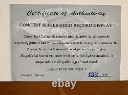 Elvis Presley 24kt gold 45rpm framed'Jailhouse Rock' With COA Rare