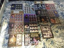 Elvis Presley 25th Anniversary Edition Complete 15 Pg 111 Stamps Collection Rare